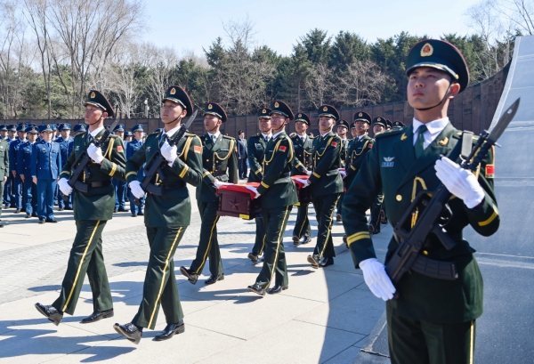 （5）第五批在韓中國人民志愿軍烈士遺骸在沈陽安葬